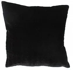 Sametový polštář (Černá) (Povlak na polštář) 45 x 45 cm