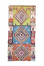 Marocký Berberský koberec Boucherouite 205 x 100 cm