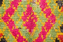 Marocký Berberský koberec Boucherouite 135 x 290 cm