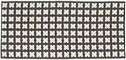 Plastové rohože - Horredsmattan Cross (černá)