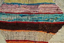Marocký Berberský koberec Boucherouite 125 x 265 cm