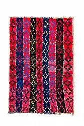 Marocký Berberský koberec Boucherouite 135 x 205 cm