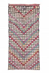 Marocký Berberský koberec Boucherouite 275 x 125 cm
