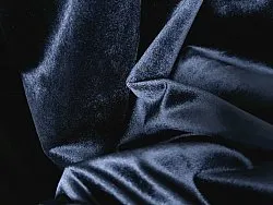 Závěs - Sametový závěs Marlyn (námořnická modrá)