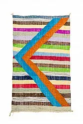 Marocký Berberský koberec Boucherouite 125 x 215 cm