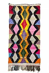 Marocký Berberský koberec Boucherouite 150 x 305 cm