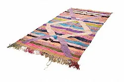 Marocký Berberský koberec Boucherouite 125 x 265 cm