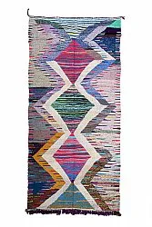 Marocký Berberský koberec Boucherouite 145 x 310 cm