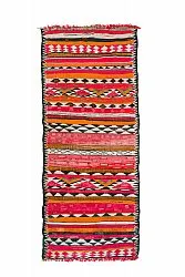 Marocký Berberský koberec Boucherouite 150 x 365 cm
