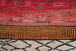 Marocký Berberský koberec Boucherouite 150 x 365 cm