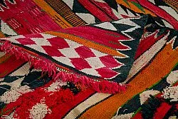 Marocký Berberský koberec Boucherouite 150 x 365 cm