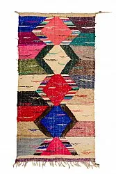 Marocký Berberský koberec Boucherouite 125 x 240 cm