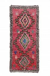Marocký Berberský koberec Boucherouite 285 x 130 cm