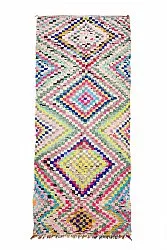 Marocký Berberský koberec Boucherouite 145 x 365 cm