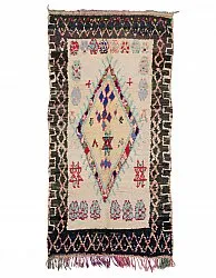 Marocký Berberský koberec Boucherouite 270 x 130 cm