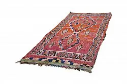 Marocký Berberský koberec Boucherouite 275 x 130 cm