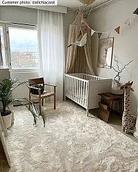 Shaggy koberce - Aranga Super Soft Fur (béžová)
