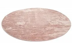Kulaté koberce - Aranga Super Soft Fur (růžová)