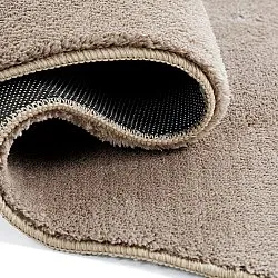 Asymetrický Vlnitý Shaggy Koberec - Aranga Super Soft Fur (hnědý)