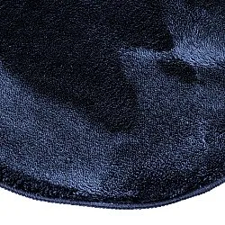 Asymetrický Vlnitý Shaggy Koberec - Aranga Super Soft Fur (tmavě modrá)