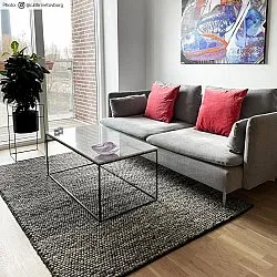Vlněný koberec - Avafors Wool Bubble (šedá)