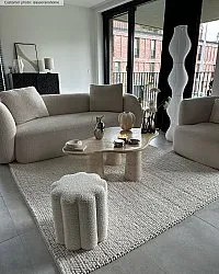 Vlněný koberec - Avafors Wool Bubble (béžová)