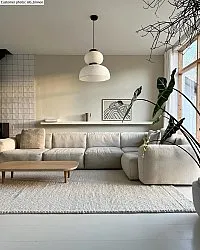 Vlněný koberec - Avafors Wool Bubble (béžová)