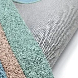 Dětský Koberec - Giraffe Hand Tufted Wool Premium (světle modrá/multi)