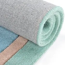 Dětský Koberec - Giraffe Hand Tufted Wool Premium (světle modrá/multi)