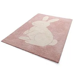 Dětský Koberec - Soft Bunny (růžová/krémová)