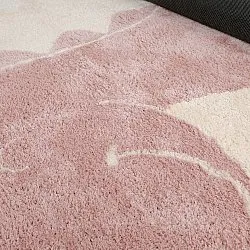 Dětský Koberec - Soft Dino (krémová/růžová)