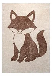 Dětský Koberec - Soft Fox (krémová/hnědá)