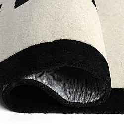 Dětský Koberec - Zebra Hand Tufted Wool Premium (béžová/černá)