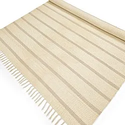 Bavlněný koberec - Helle (offwhite/šedá)