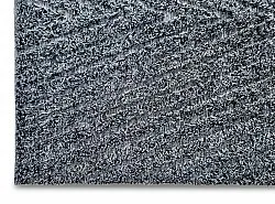Shaggy koberce - Kendra Natural Cotton Shaggy (šedá/černá)