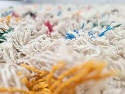 Shaggy koberce - Litton Natural Cotton Shaggy (béžová/multi)