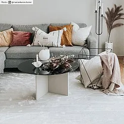 Wiltonský koberec - Art Silk (světle šedá/béžová)