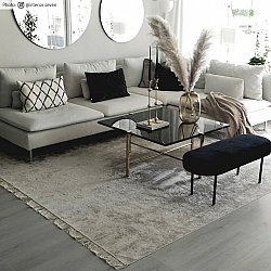 Wiltonský koberec - Art Silk (světle šedá/béžová)