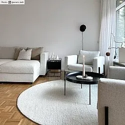 Kulatý koberec - Cartmel (offwhite)