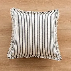 Povlak na polštář - Fringed (černá)
