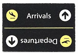 Rohožka - Airport (černá)
