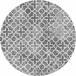 Kulatý koberec - Draham (šedá)