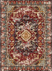 Wiltonský koberec - Idri (červená/vícebarevná)