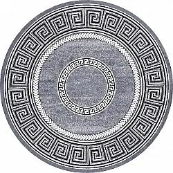 Kulatý koberec - Ankara Versace (šedá)