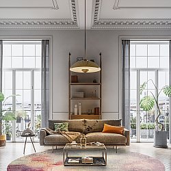 Kulatý koberec - Mogoro (vícebarevná)