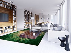 Wiltonský koberec - Positano (béžová/zelená)