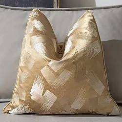 Povlak na polštář - European Luxury 45 x 45 cm (Zlatá)