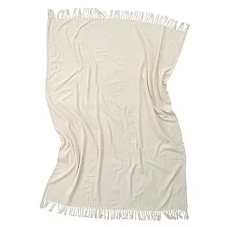 Deky - Veya cotton throw (krém)