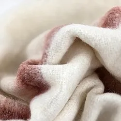 Vlněná směsová deka - Miranda (Růžová)