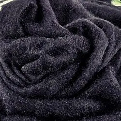 Vlněná směsová deka - Samantha (Černá)